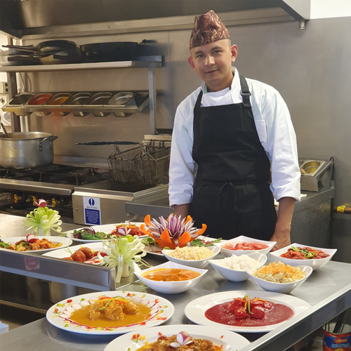  Scottish Curry Championship 2023 finalist award for Gurkha Kitchen Indian Takeaway.